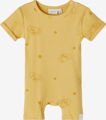 NAME IT Dungarees 'Mari' in Yellow: front