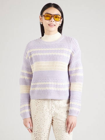 Pull-over 'VMLOLA' VERO MODA en violet : devant