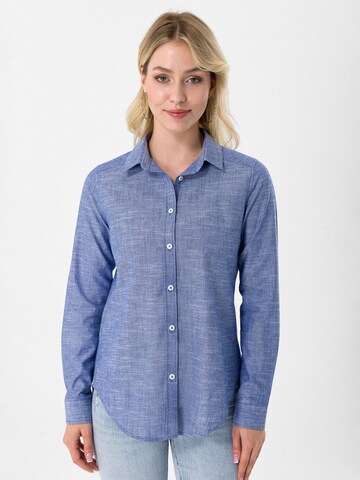 Moxx Paris Bluse in Blau: Vorderseite