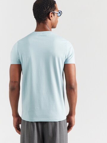 Karl Lagerfeld Bluser & t-shirts i blå: tilbage