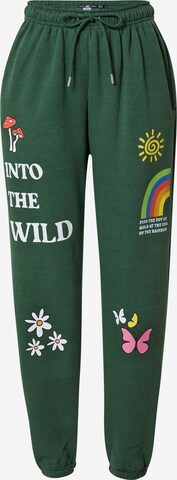 Daisy Street Kalhoty 'INTO THE WILD' – zelená: přední strana