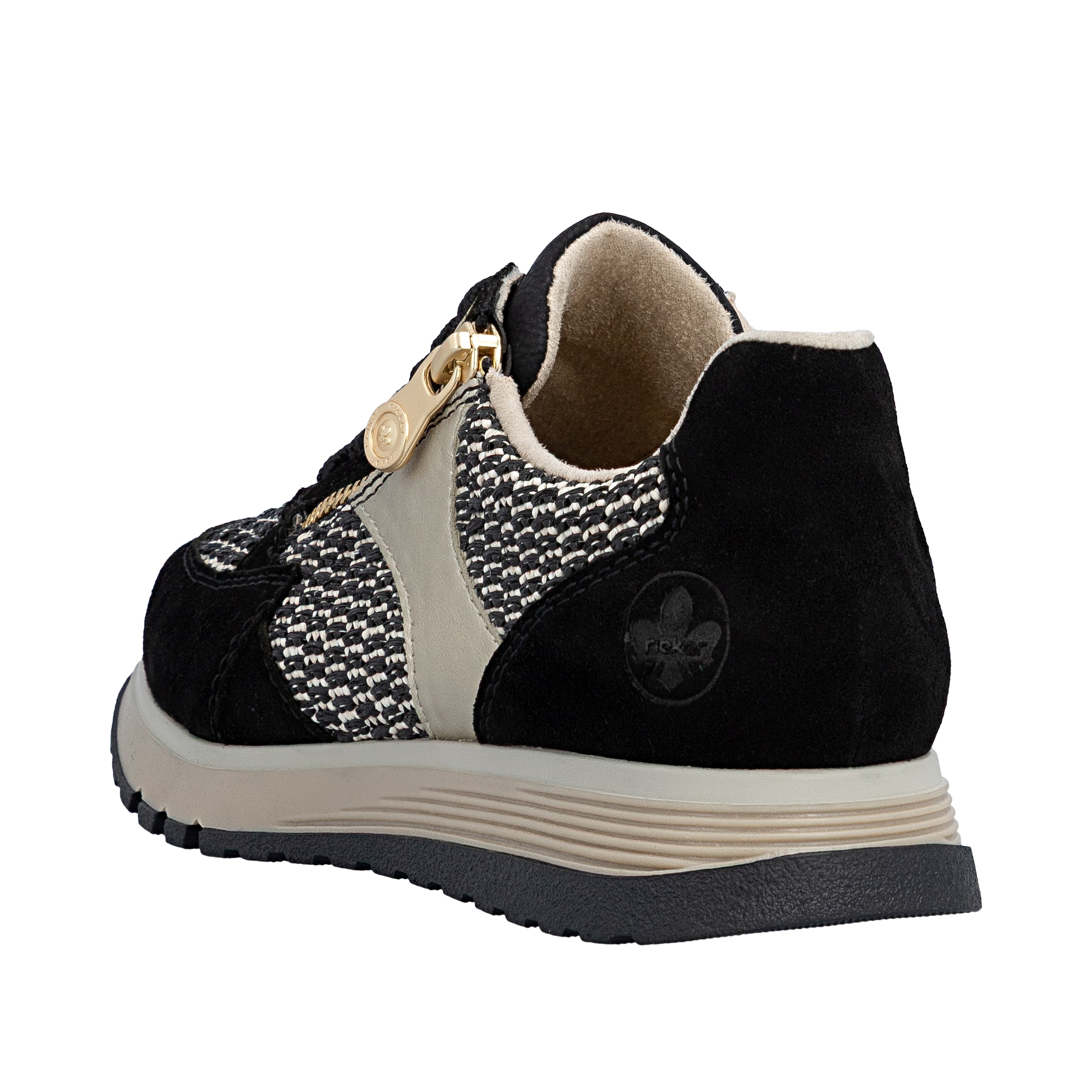 Baskets basses Rieker en noir
