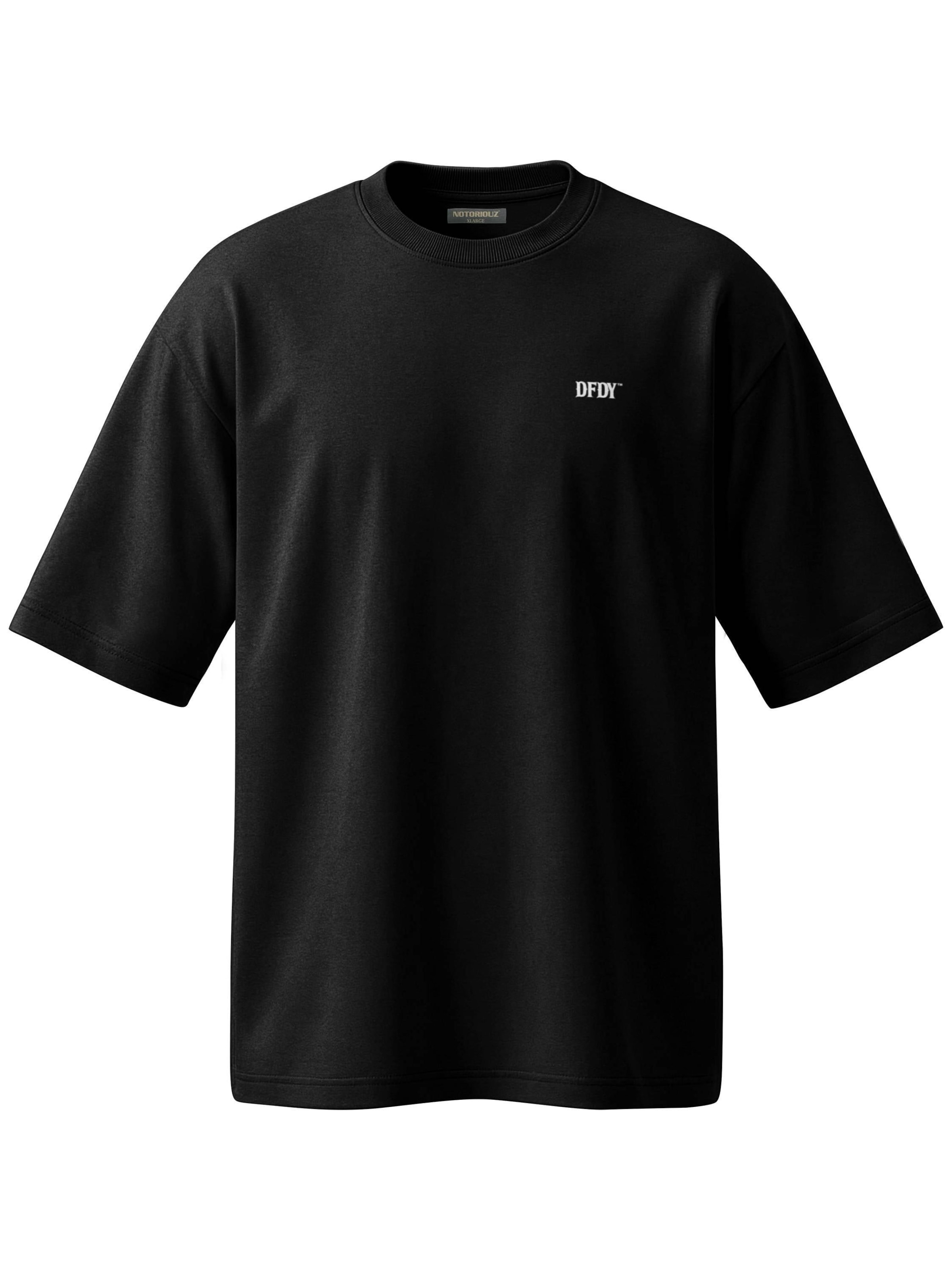 DriveFastDieYoung Shirt 'Don’t Call'‌‌‌‌‌‌‌ in Schwarz: Vorderseite