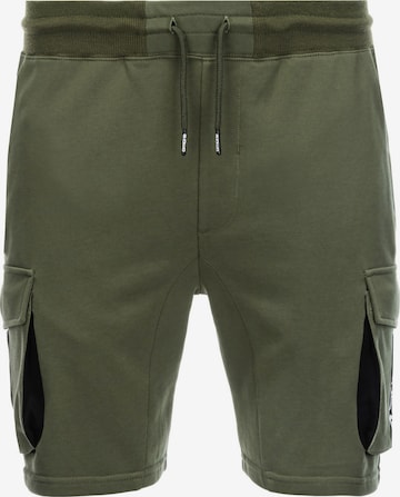Regular Pantalon cargo 'SRSK-0106' Ombre en vert : devant