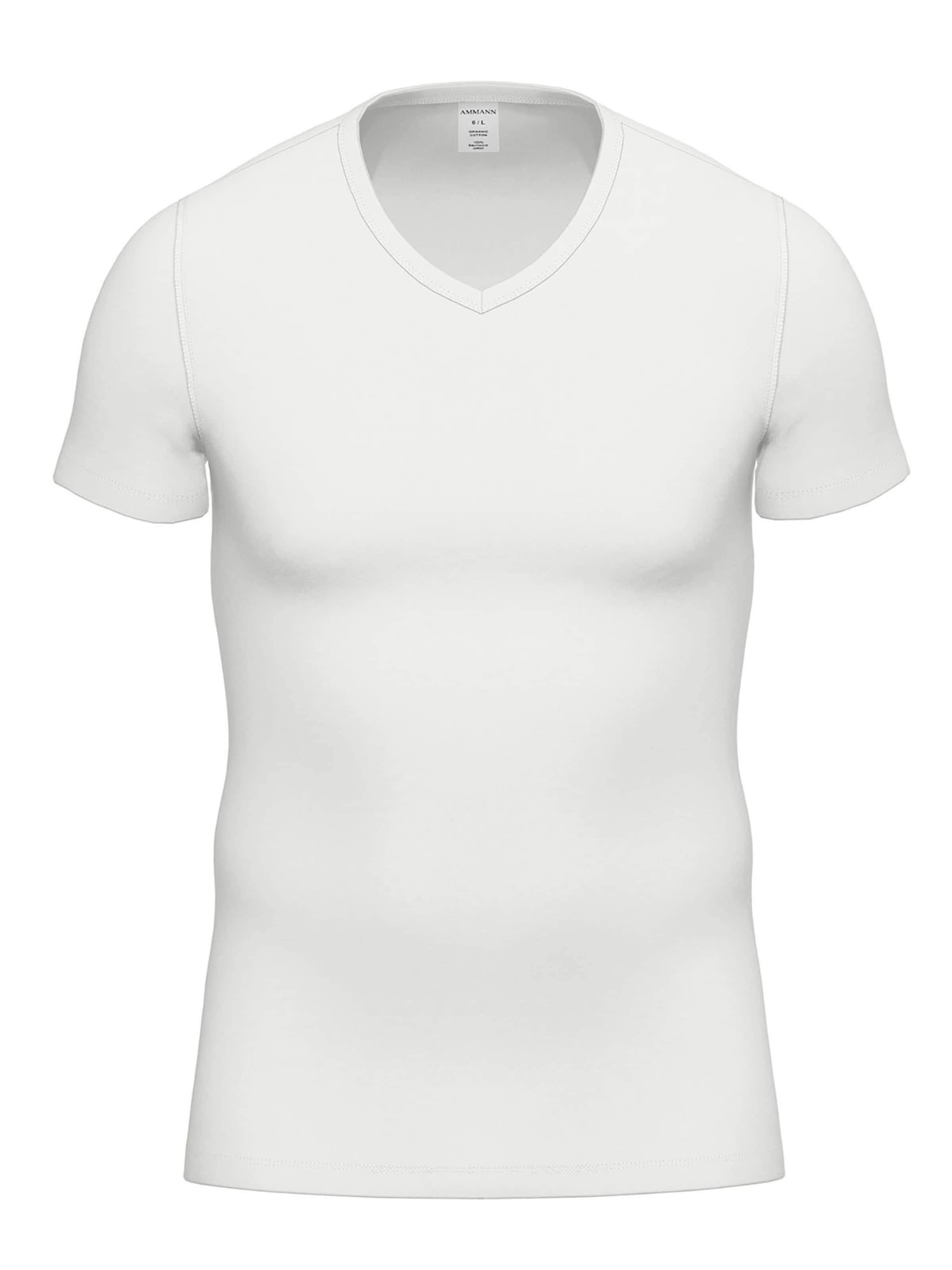 Ammann Undershirt 'Day Classic / Feinripp Premium' in White: front