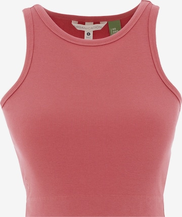 Organication Top in Pink: Vorderseite