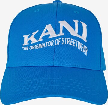 Cappello da baseball di Karl Kani in blu: frontale