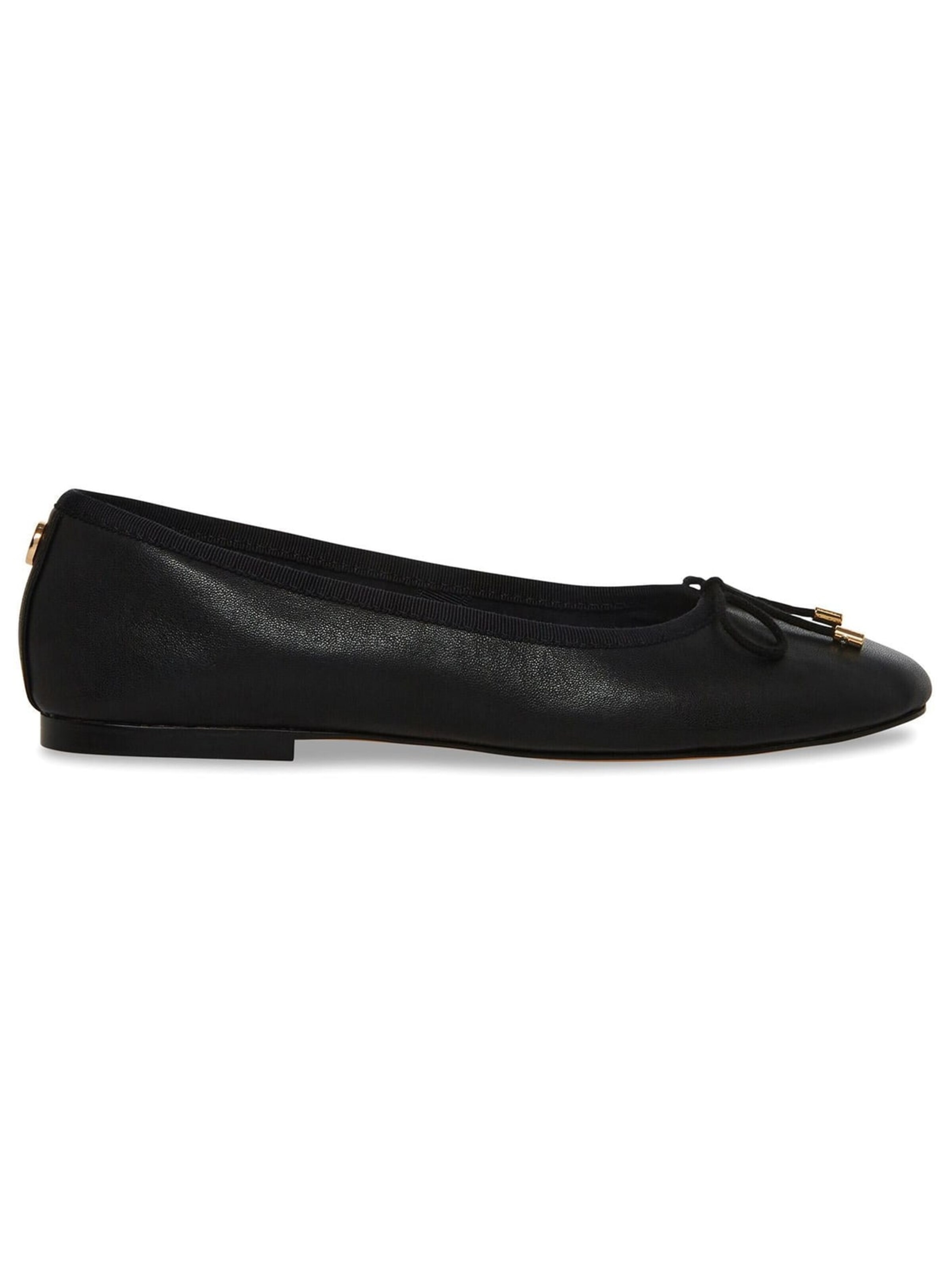 STEVE MADDEN Mokassin 'Bellami Black Leather Sheep Nappa Loafer Shoes' i sort