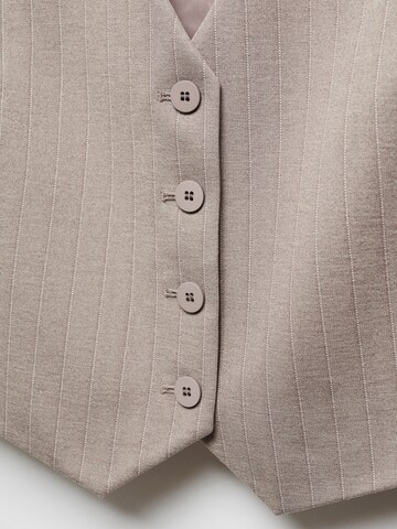 MANGO Suit Vest 'AVAYAR' in Brown