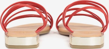 Kazar Strap Sandals in Red