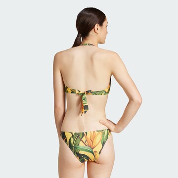 ADIDAS SPORTSWEAR Bandeau Sportbikini 'Adidas x Farm Rio' (GOTS) in Gelb
