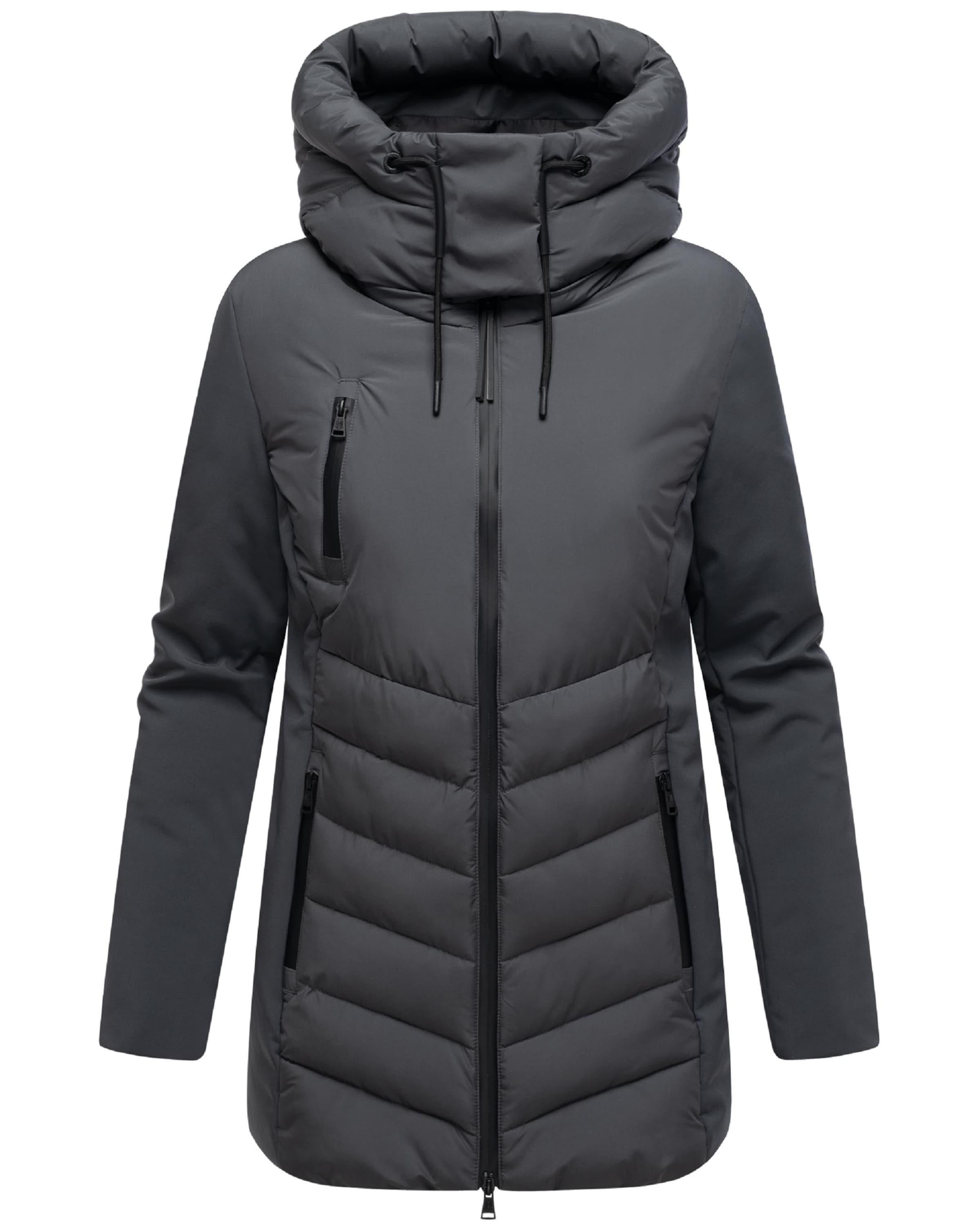 Giacca invernale 'Tivaa XVI' di MARIKOO in grigio: frontale