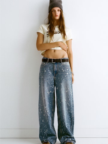 Wide Leg Jean 'STWD' Pull&Bear en bleu