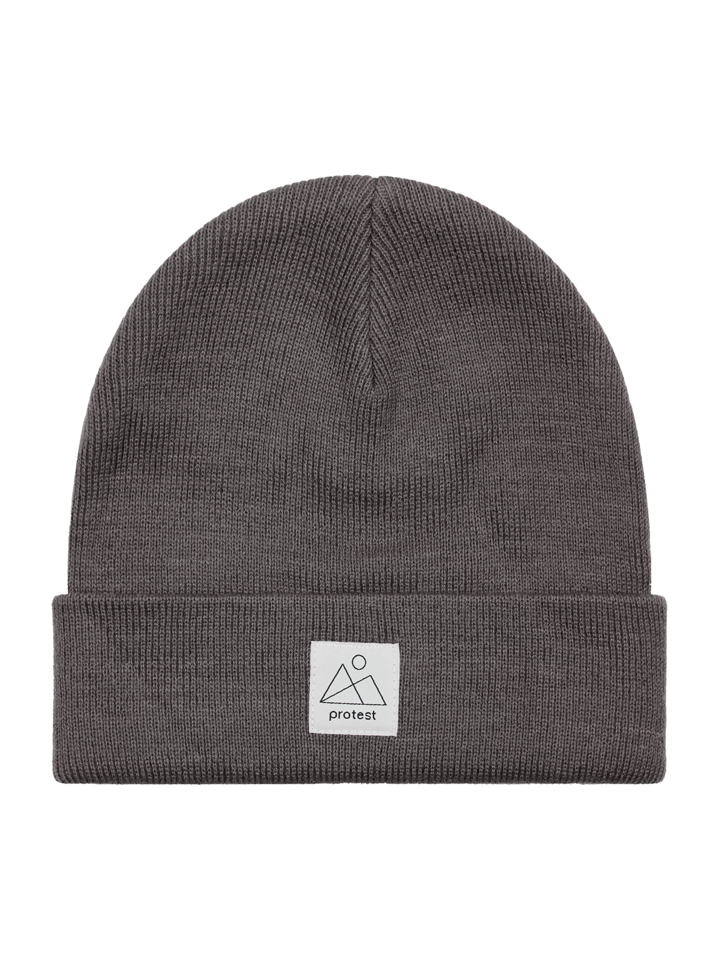PROTEST Mütze 'Pri'‌‌‌ in Grau: Vorderseite