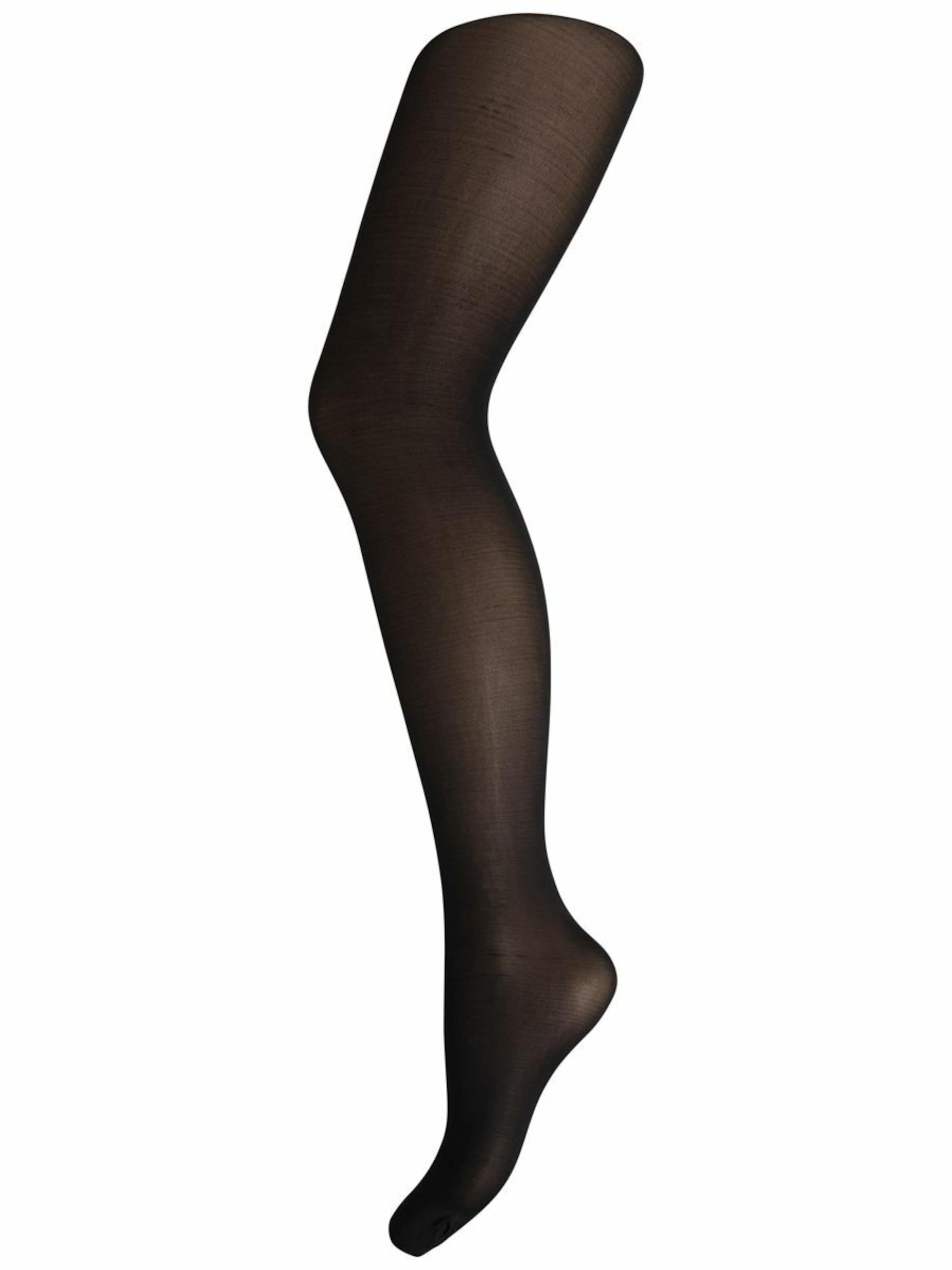 PIECES Fine tights in Black: front
