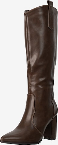 Salinyang Laarzen in Bruin: voorkant