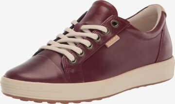 ECCO Lace-Up Shoes in Brown: front