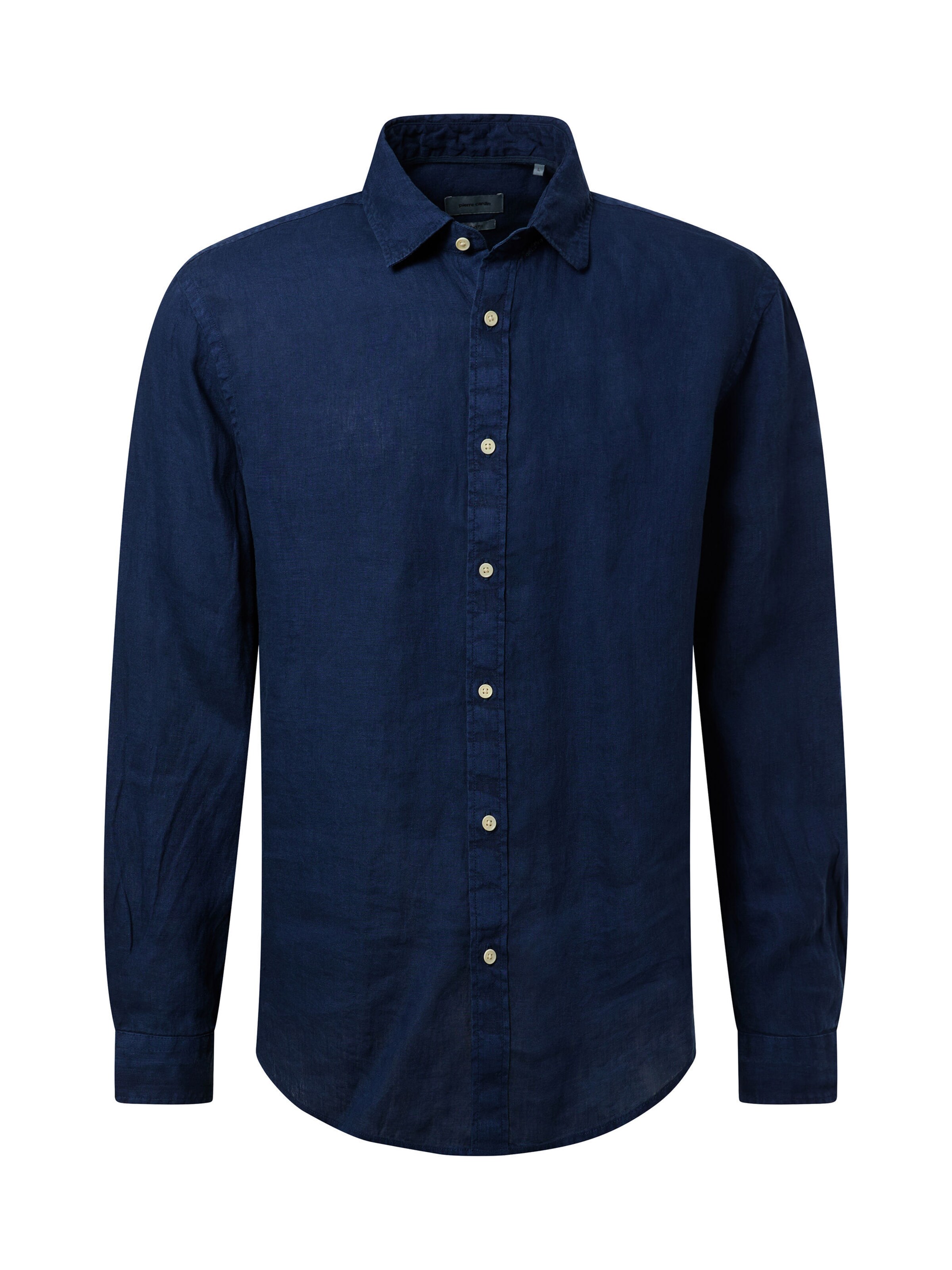 PIERRE CARDIN Regular Fit Hemd in Blau: Vorderseite