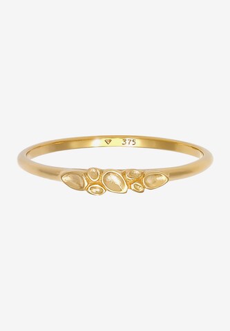 ELLI PREMIUM Ring 'Organic Blume' in Goud