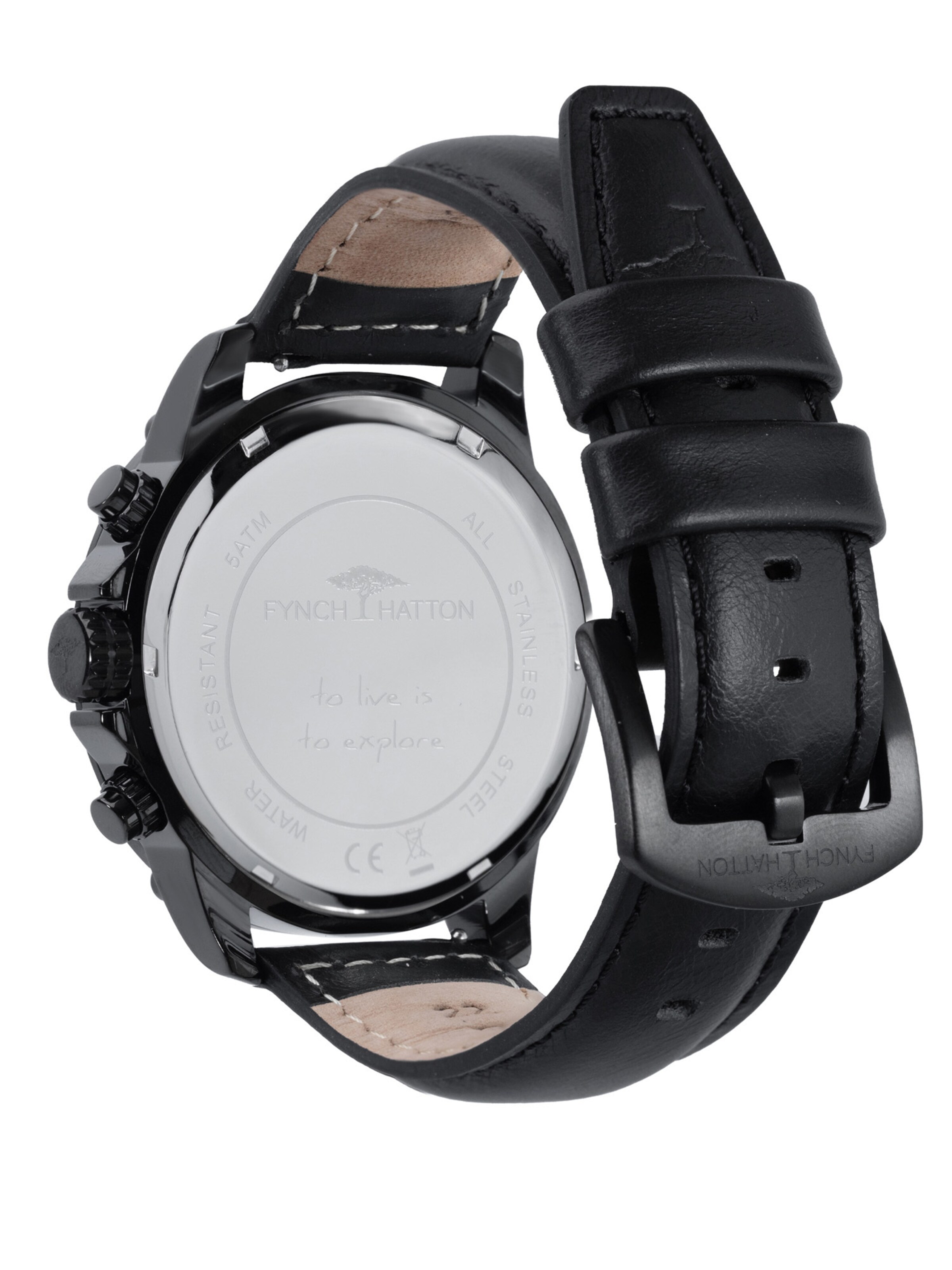 FYNCH-HATTON Analog Watch in Black