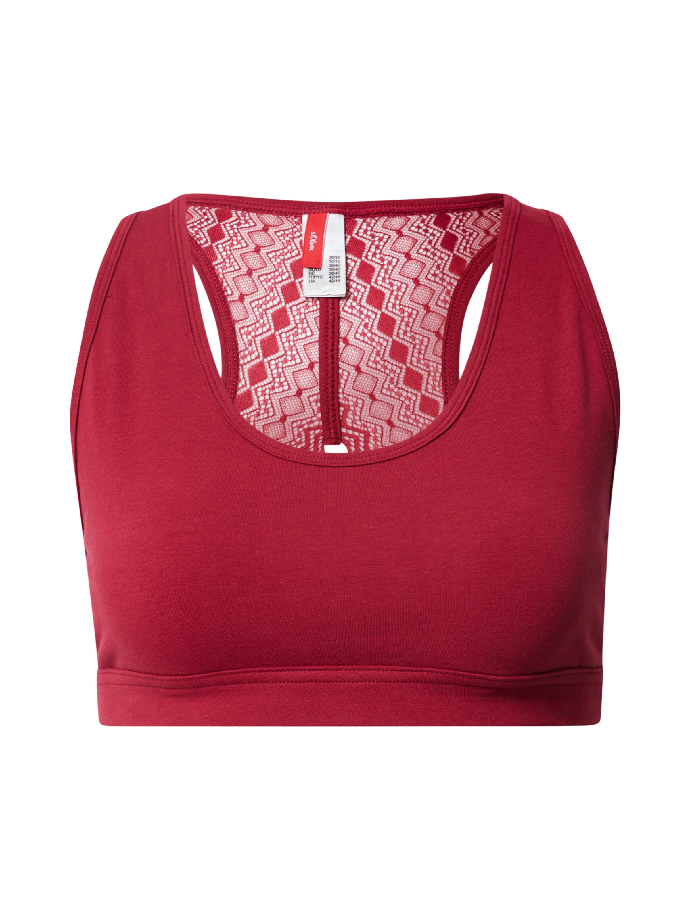 s.Oliver - Soutien em vermelho: frente