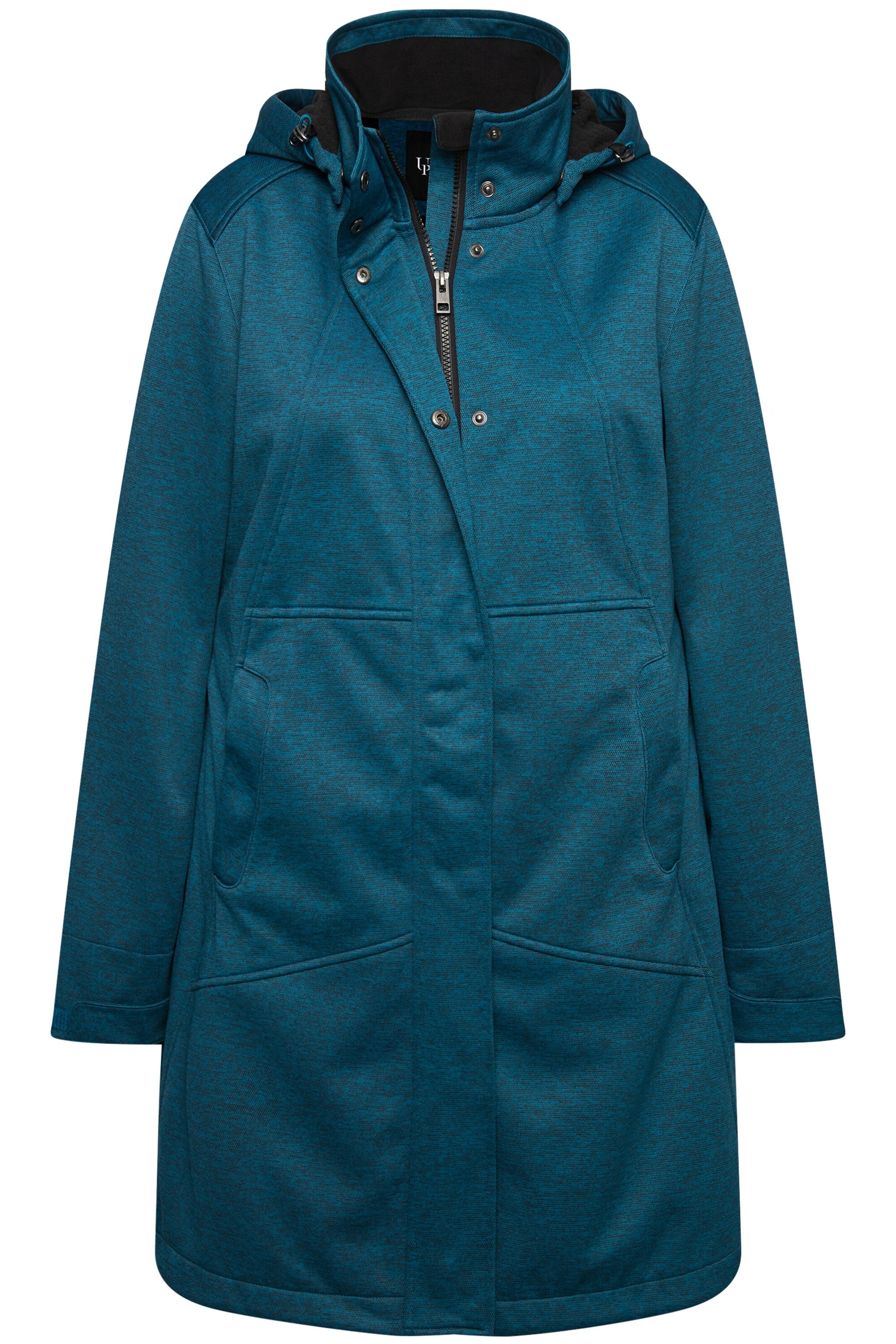 Ulla Popken Performance Jacket in Blue: front