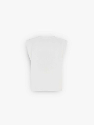 Scalpers Foil Emb Skull Tee ' ' in Weiß
