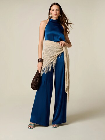 Baggy Pantalon oltre en bleu : devant
