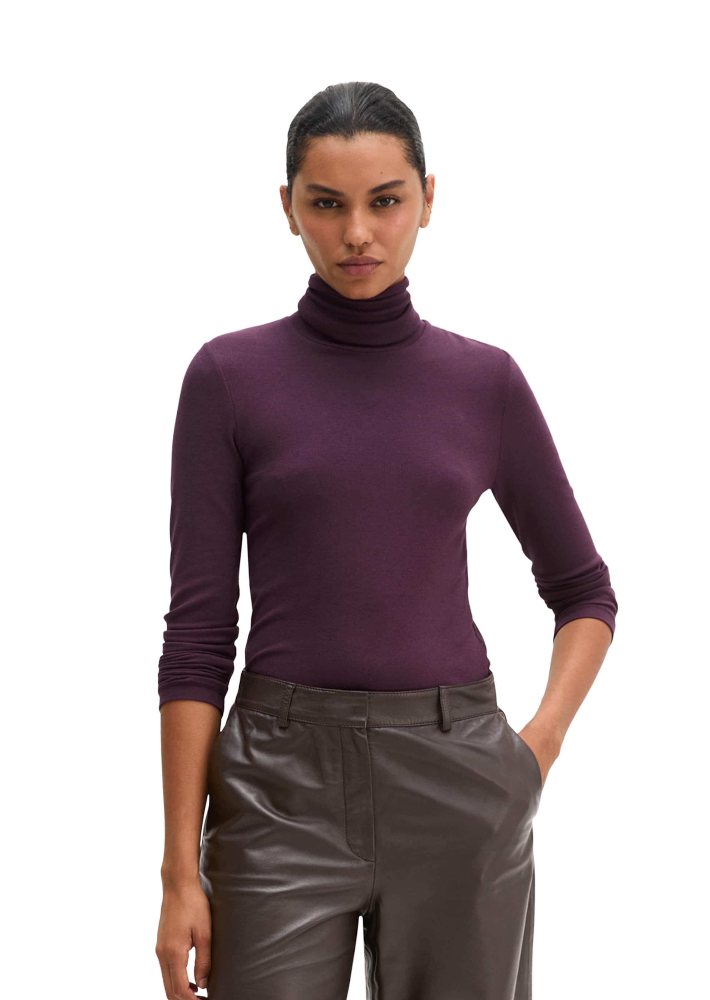 Marc O'Polo Shirt in Lila: voorkant