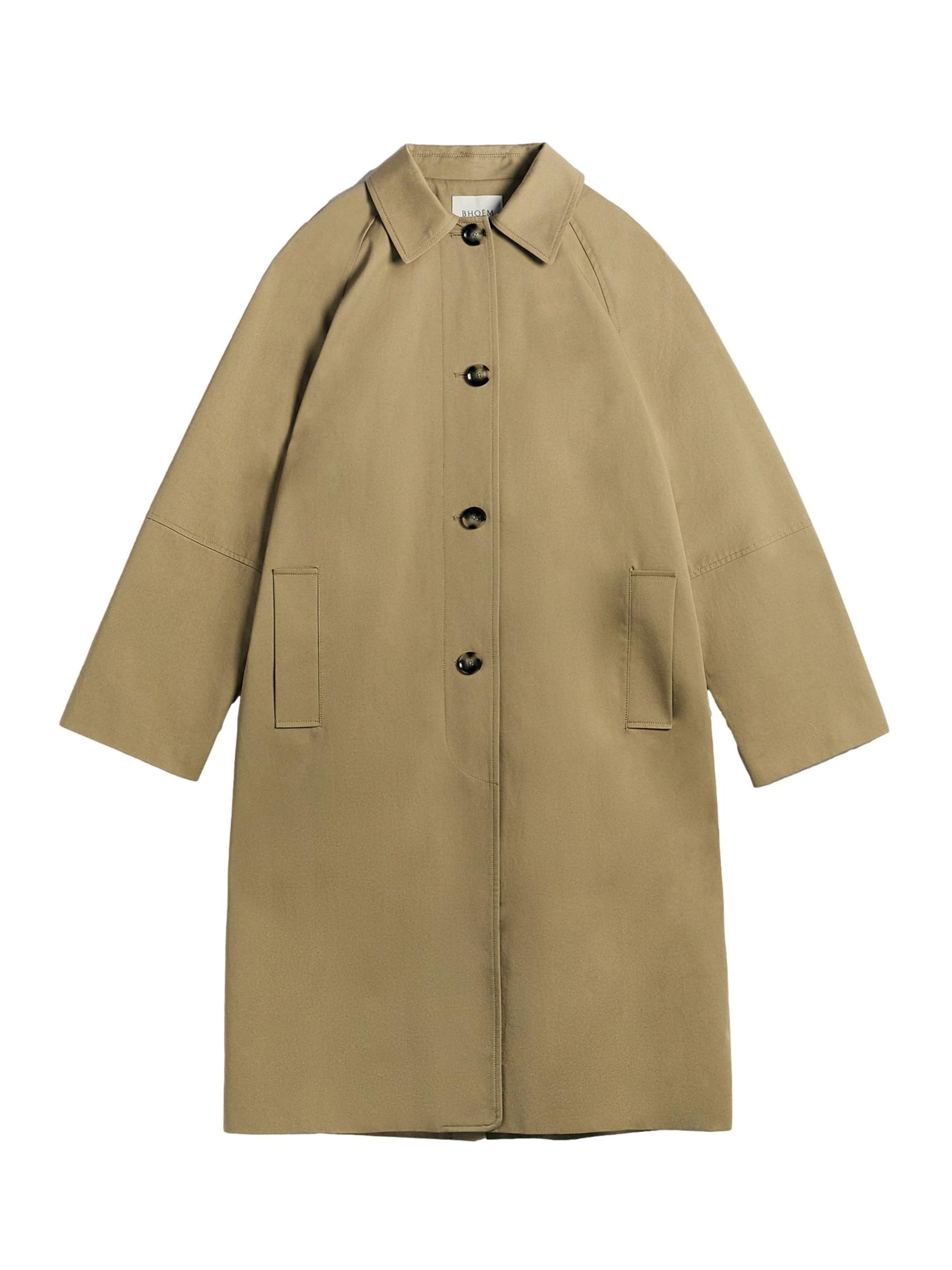 Manteau mi-saison Bhoem en beige : devant