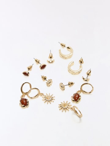 Bershka Náušnice - Zlatá