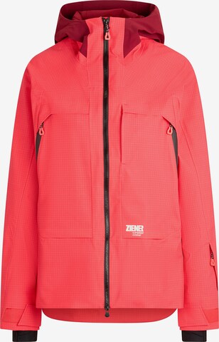 ZIENER Outdoor Jacket in Red: front