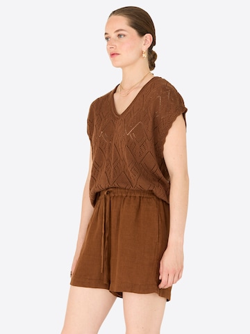 Bellamy Gallery Regular Pants 'Mio' in Brown