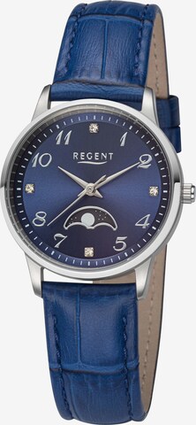 REGENT Analog Watch in Blue: front