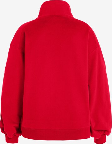 Sweat-shirt Ulla Popken en rouge