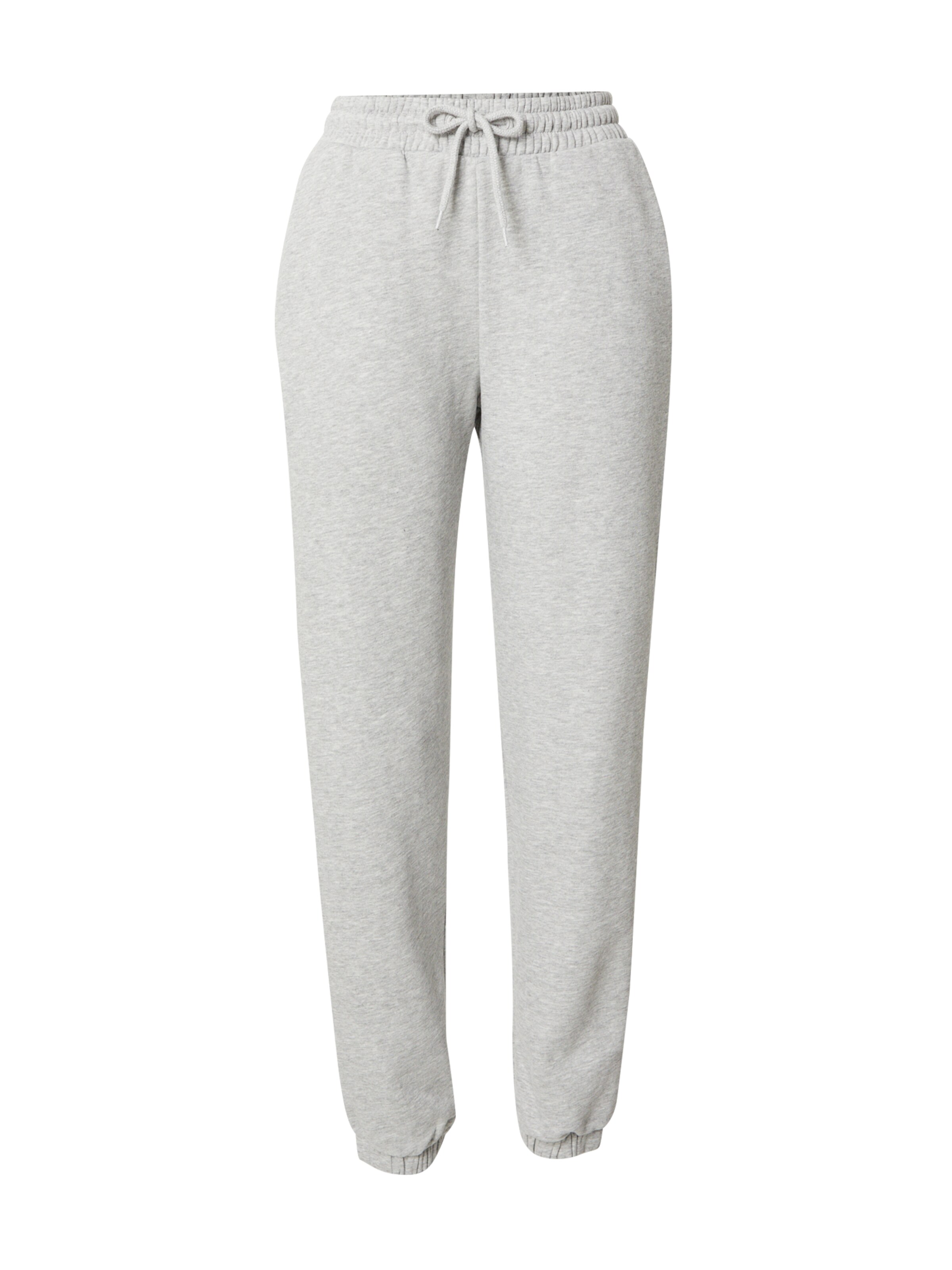 Monki Tapered Pants in Grey: front