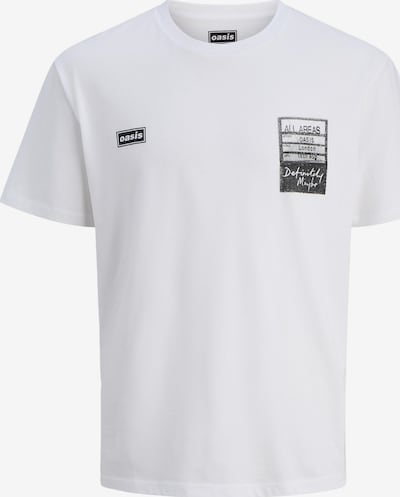 JACK & JONES Majica veličine M u crna / bijela, Pregled proizvoda