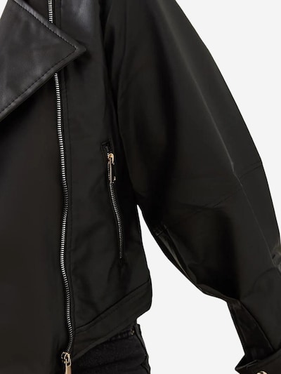 Bianco Lucci Veste mi-saison en noir, Vue avec produit