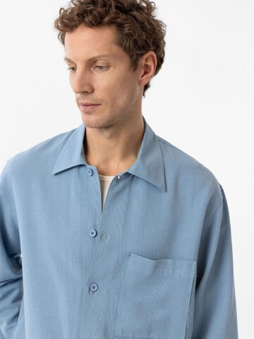 Antioch Regular fit Button Up Shirt 'Ash' in Blue