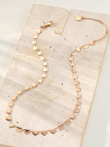 Hey Happiness - Cadena 'Linked Heart' en oro