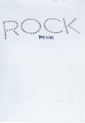Bluză de molton de la myMo ROCKS pe alb