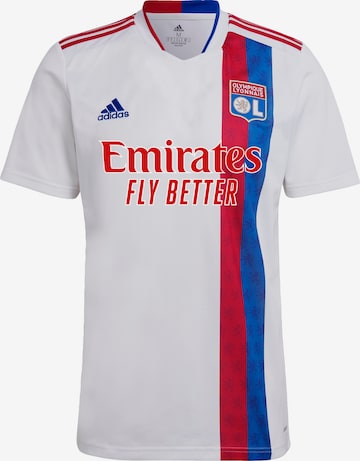 ADIDAS SPORTSWEAR Trikot 'Olympique Lyon 21/22' in Weiß: predná strana