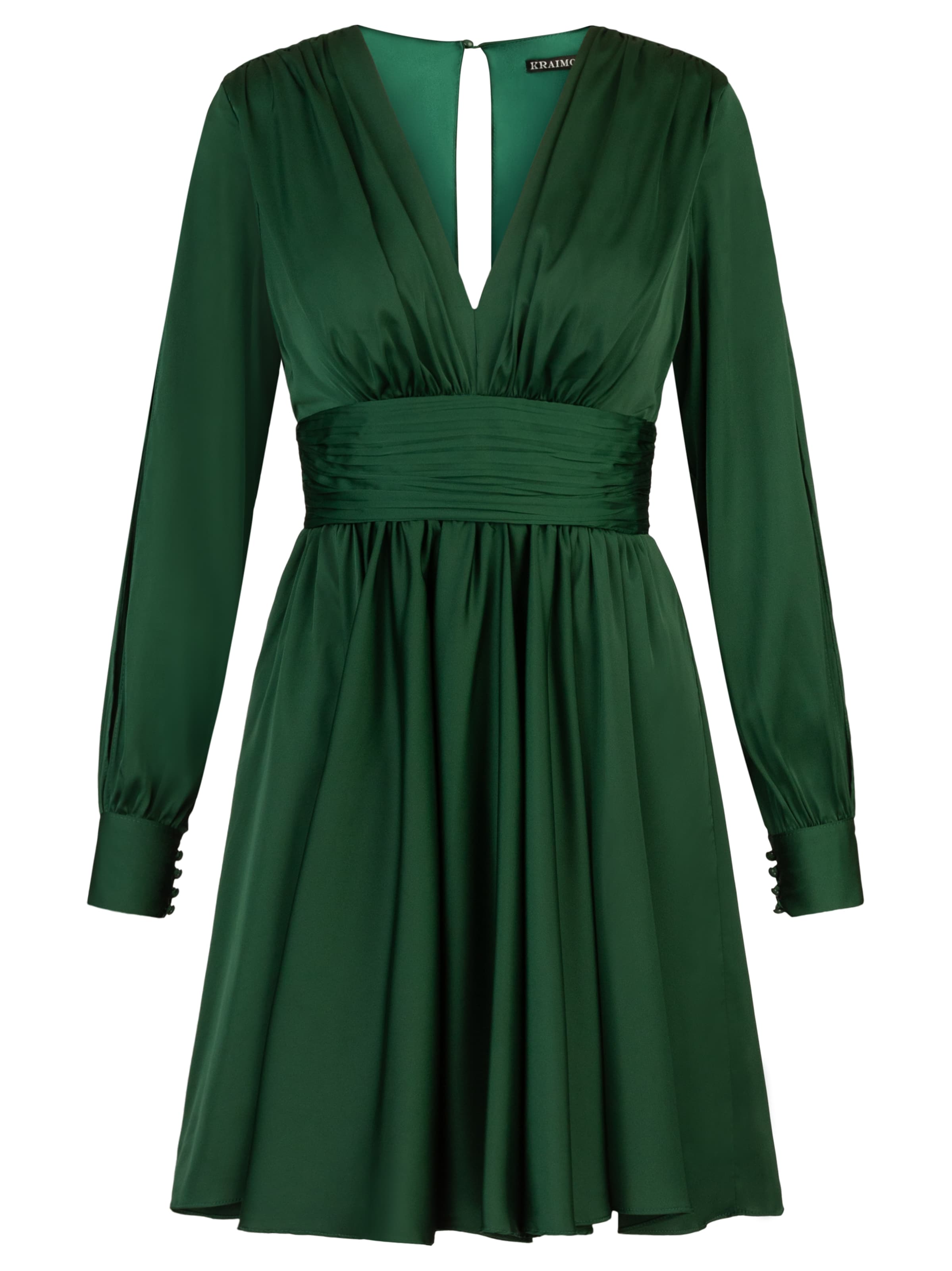 Kraimod Koktejl obleka | zelena barva: sprednja stran