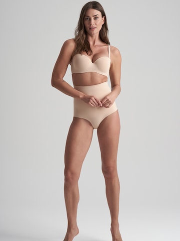 Bye Bra Shapingslip ' Waist Control High Waist Brief ' in Beige