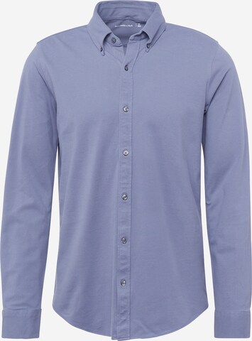 Abercrombie & Fitch Рубашка в Синий: спереди
