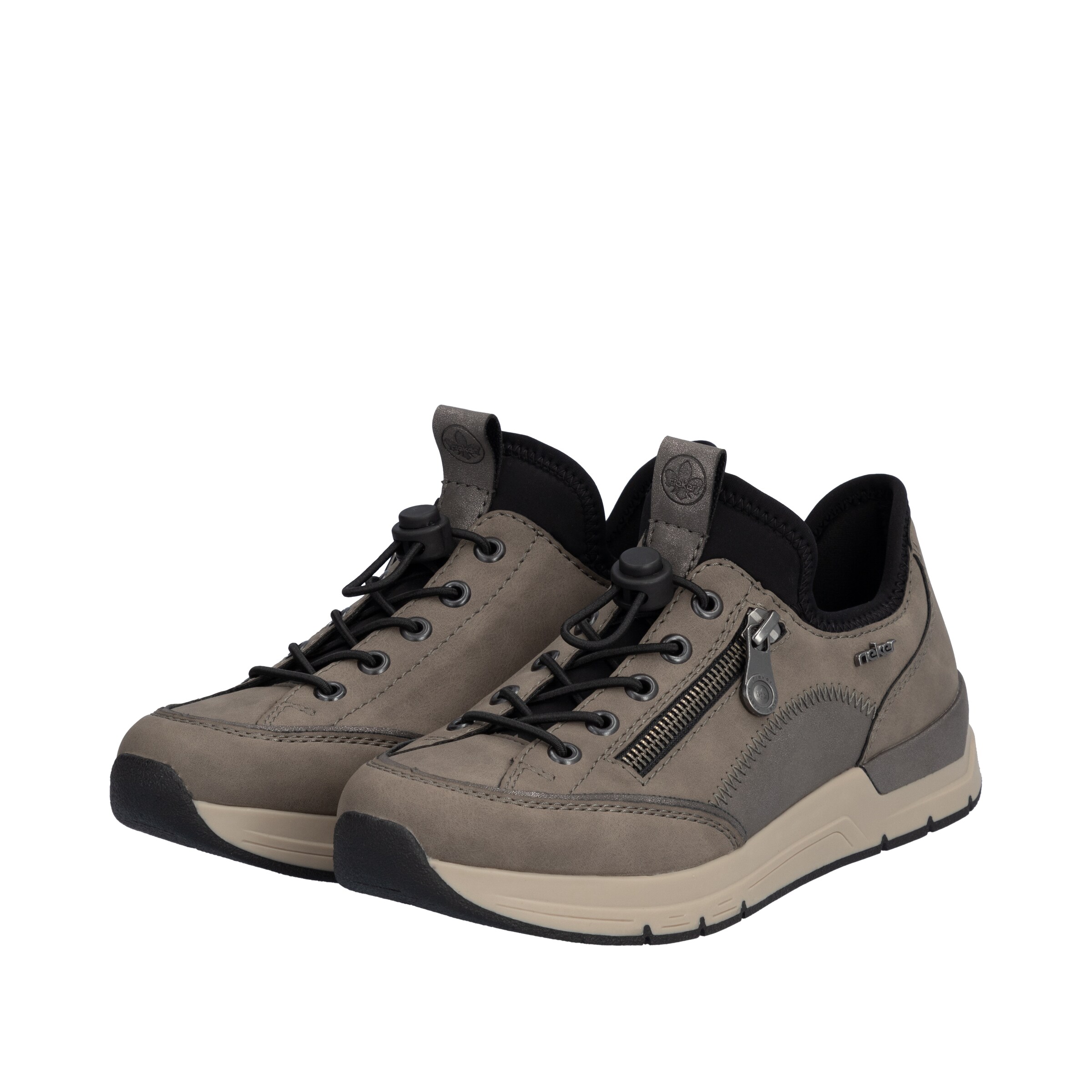 Rieker Athletic Lace-Up Shoes in Grey
