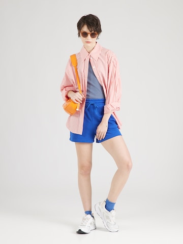 PIECES Regular Shorts 'CHILLI' in Blau