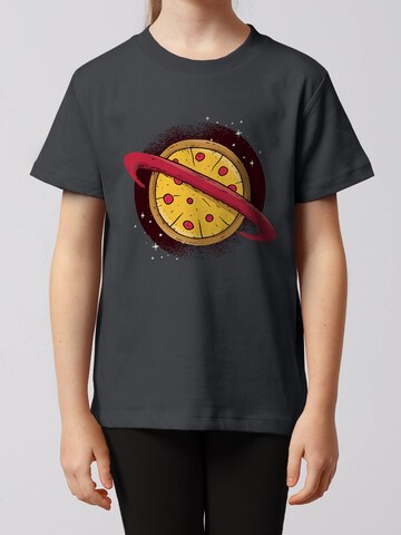 T-Shirt 'Pizza Planet' watabout.kids en gris : devant