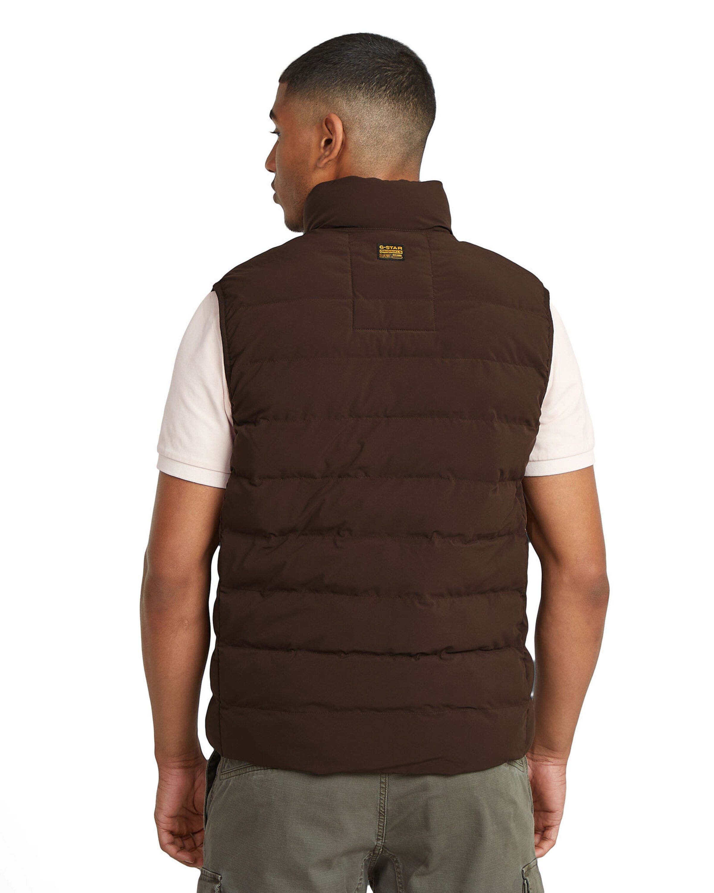 G-STAR Bodywarmer 'Foundation' in Bruin