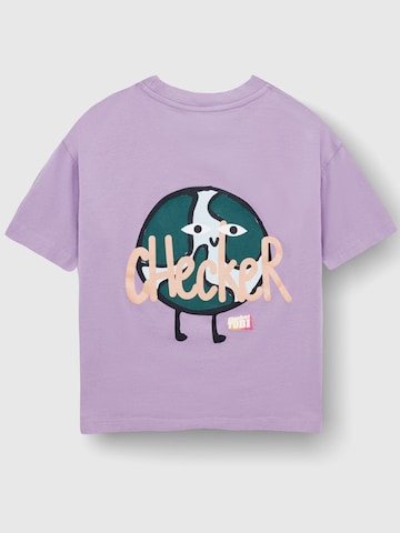 Play Play Pauly Shirt 'CHECKER TOBI' in Lila